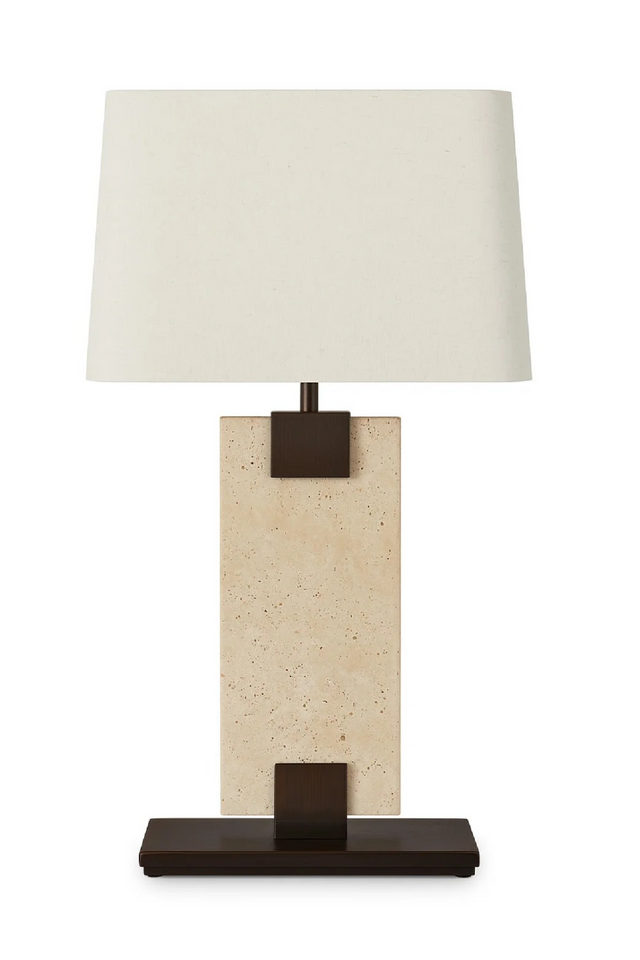 Travertine Base Table Lamp | Liang & Eimil Madison | Oroa.com