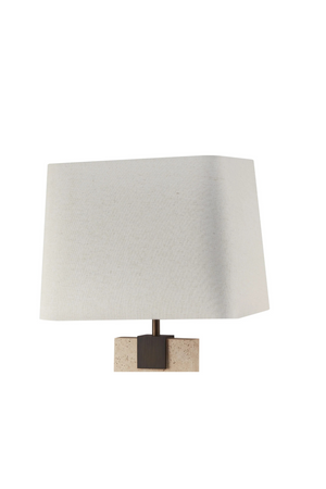 Travertine Base Table Lamp | Liang & Eimil Madison | Oroa.com