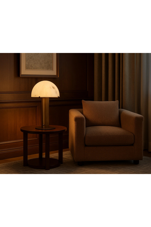 Dome Alabaster Table Lamp | Liang & Eimil Aston | Oroatrade.com