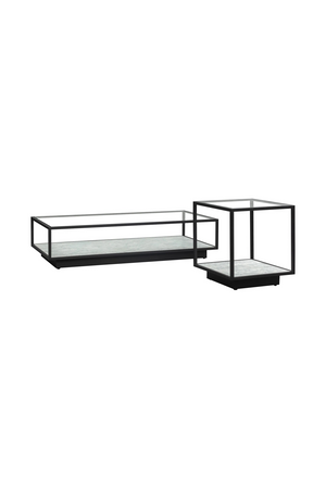Black Textured Metal Coffee Table | Liang & Eimil Belmon | Oroa.com