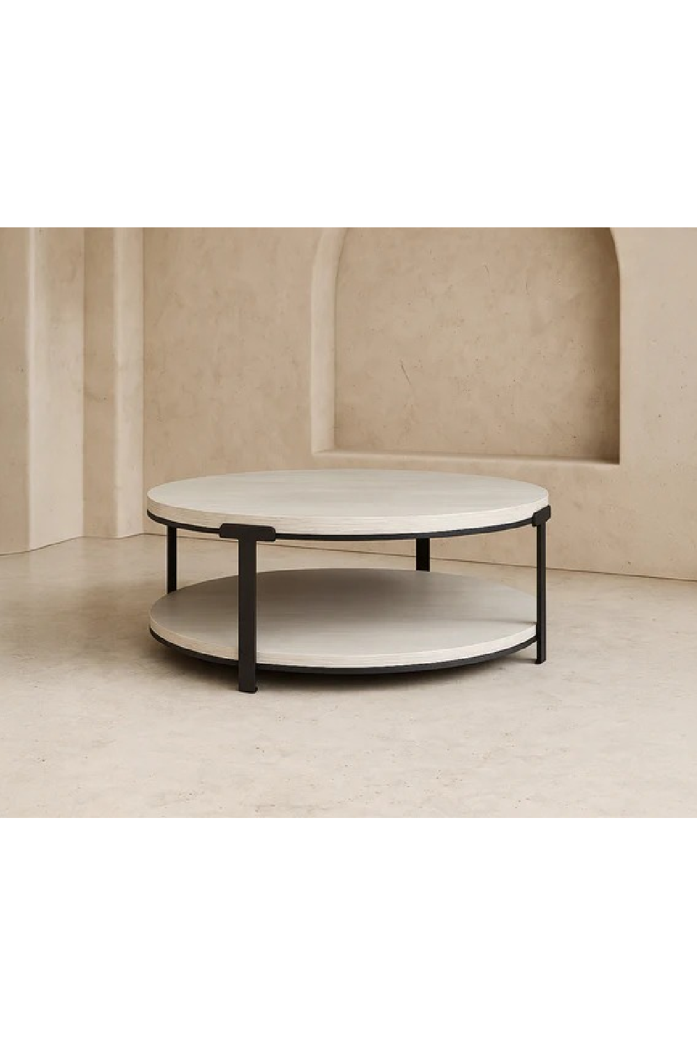 Stained Oak Round Coffee Table | Liang & Eimil Alcana | Oroa.com