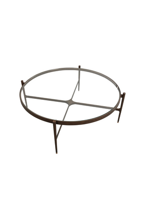 Antique Brass Framed Coffee Table | Liang & Eimil Soho | Oroa.com