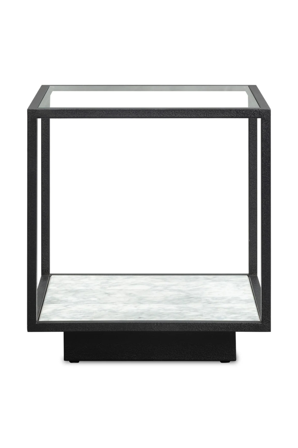 Black Textured Metal Side Table | Liang & Eimil Belmon | Oroa.com