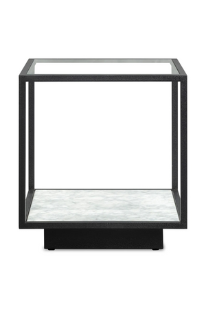 Black Textured Metal Side Table | Liang & Eimil Belmon | Oroa.com