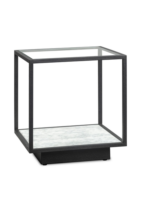 Black Textured Metal Side Table | Liang & Eimil Belmon | Oroa.com