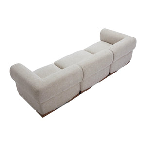   Modern furniture - Gray Curved-Arm Sofa - www.oroa.com | Oroa.com