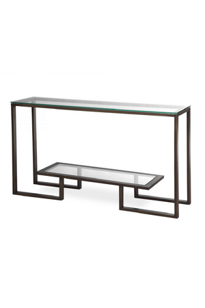 Glass Bronze Console Table | Liang & Eimil Mayfair | Oroa.com