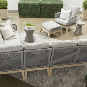   Gray Concrete Indoor/Outdoor Accent Table | Oroa.com