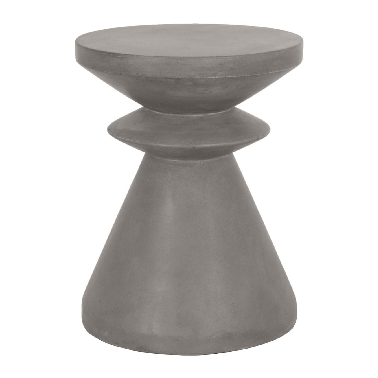   Gray Concrete Indoor/Outdoor Accent Table | Oroa.com