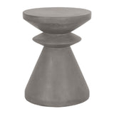 Gray Concrete Indoor/Outdoor Accent Table | Living Essentials Pawn