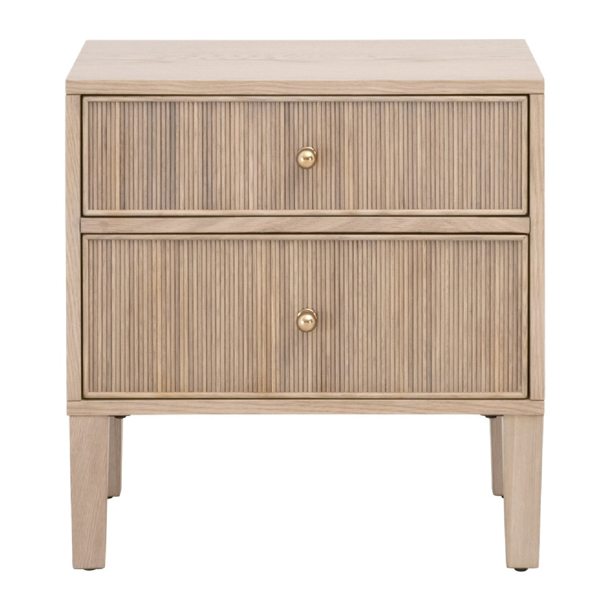   2-Drawer Oak Nightstand S | Oroa.com