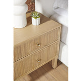2-Drawer Oak Nightstand S | Living Essentials Highland