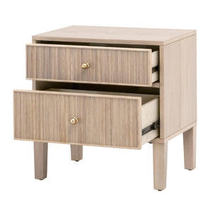  2-Drawer Oak Nightstand S | Oroa.com