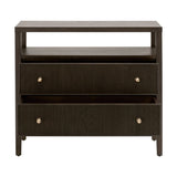 2-Drawer Oak Nightstand L | Living Essentials Highland