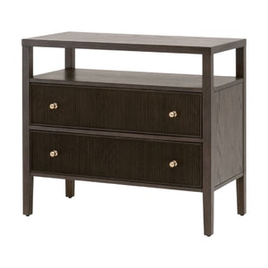   2-Drawer Oak Nightstand L | Oroa.com