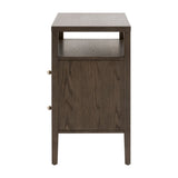 2-Drawer Oak Nightstand L | Living Essentials Highland