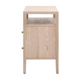 2-Drawer Oak Nightstand L | Living Essentials Highland