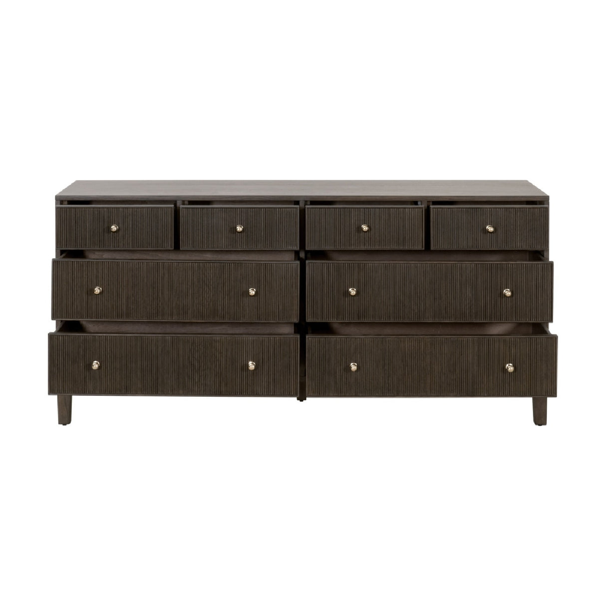   8-Drawer Oak Double Dresser | Oroa.com