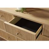 8-Drawer Oak Double Dresser | Living Essentials Highland