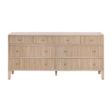 8-Drawer Oak Double Dresser | Living Essentials Highland