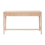Natural Oak 3-Drawer Desk | Living Essentials Highland