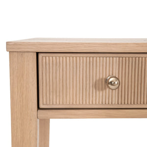   Natural Oak 3-Drawer Desk | Oroa.com