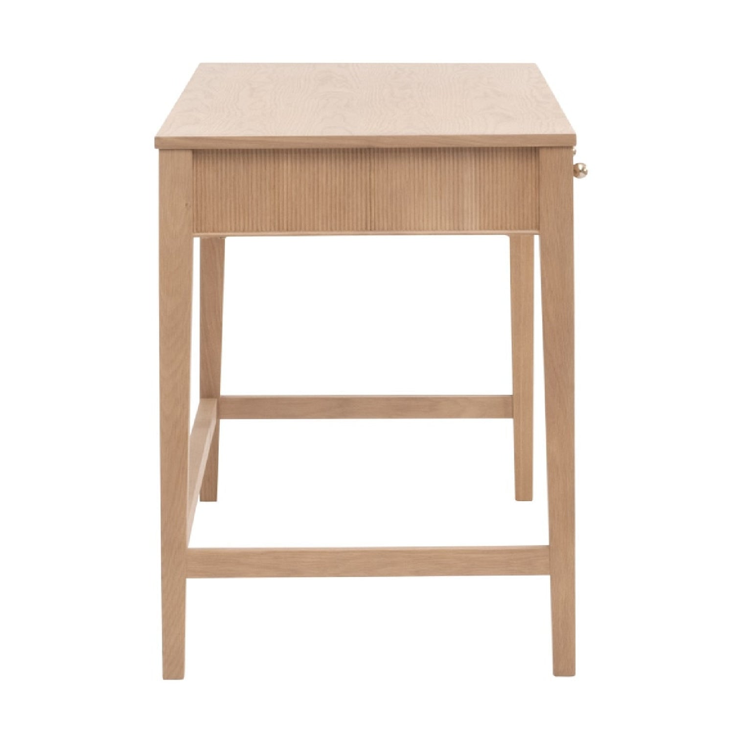 Natural Oak 3-Drawer Desk | Living Essentials Highland | OROA