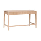 Natural Oak 3-Drawer Desk | Living Essentials Highland