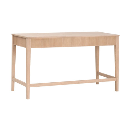 Natural Oak 3-Drawer Desk | Living Essentials Highland
