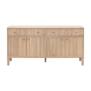   Fluted Solid Wood Media Sideboard | Oroa.com