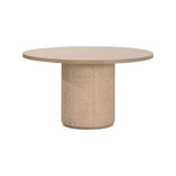 Natural Oak Round Dining Table | Living Essentials Cannes