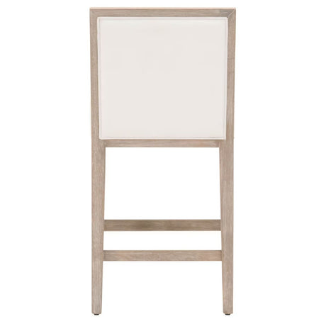 Solid Wood Framed Counter Stools (2) | Living Essentials Martin
