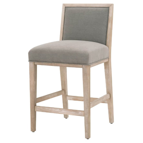Solid Wood Framed Counter Stools (2) | Living Essentials Martin