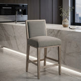 Solid Wood Framed Counter Stools (2) | Living Essentials Martin