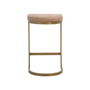   Gold Cantilevered Counter Stool | Oroa.com