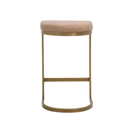 Gold Cantilevered Counter Stool | Living Essentials Cresta