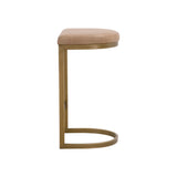 Gold Cantilevered Counter Stool | Living Essentials Cresta
