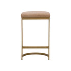 Gold Cantilevered Counter Stool | Living Essentials Cresta