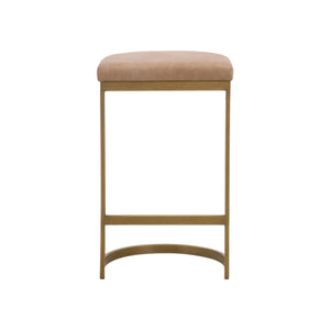   Gold Cantilevered Counter Stool | Oroa.com