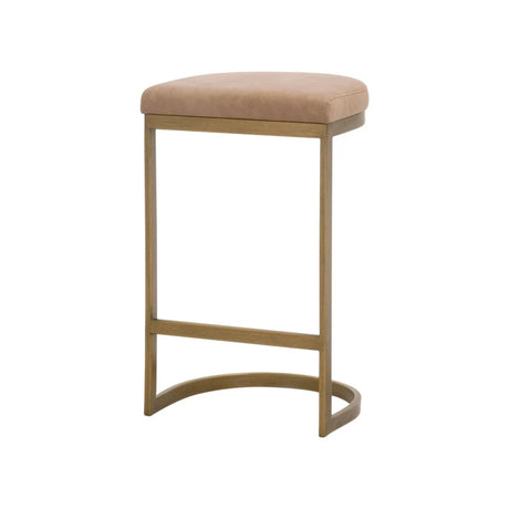 Gold Cantilevered Counter Stool | Living Essentials Cresta