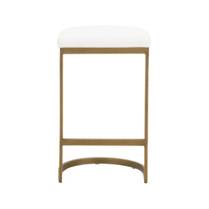   Gold Cantilevered Counter Stool | Oroa.com