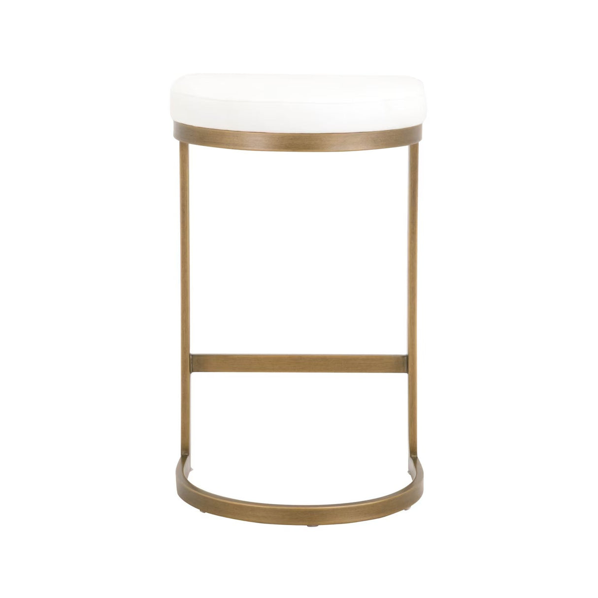   Gold Cantilevered Counter Stool | Oroa.com