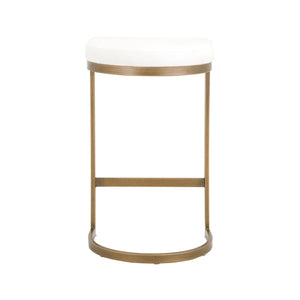   Gold Cantilevered Counter Stool | Oroa.com