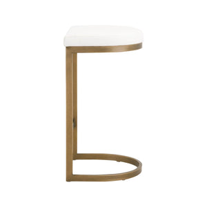   Gold Cantilevered Counter Stool | Oroa.com
