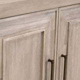4-Door Acacia Media Sideboard | Living Essentials Hunter