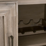 4-Door Acacia Media Sideboard | Living Essentials Hunter
