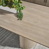 Gray Acacia Extendable Dining Table | Living Essentials Halloway