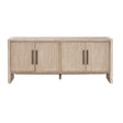 Modern European furniture - Gray Acacia 4-Door Media Sideboard - www.oroa.com