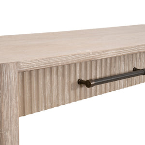   Gray Acacia 2-Drawer Console Table | Oroa.com