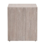 Natural Gray Acacia End Table | Living Essentials Dovetail